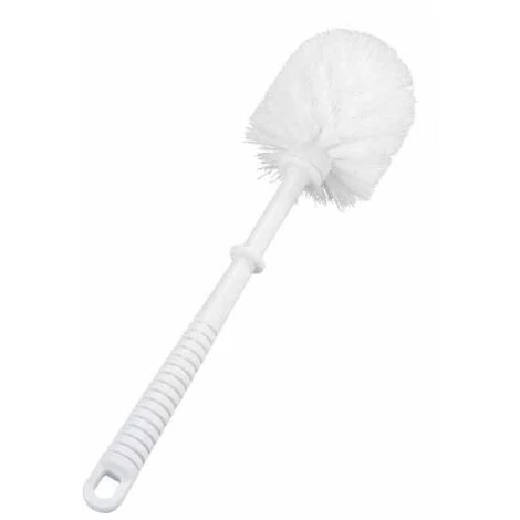WENKO Brosse WC De Rechange Pour Porte-brosse WC Avec Manche En Plastique Blanc, Polypropylène, Ø 8.5x34 Cm, Blanc - Blanc 3 WENKO Brosse WC De Rechange Pour Porte-brosse WC Avec Manche En Plastique Blanc, Polypropylène, Ø 8.5x34 Cm, Blanc - Blanc