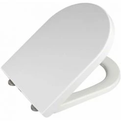 WENKO Abattant WC Avec Frein De Chute Premium Palma Blanc, Abattant WC Clipsable Avec Fixation En Acier Inox, Fix-Clip, Duroplast, 35.7 X 46.5 Cm, Blanc - Blanc 9 WENKO Abattant WC Avec Frein De Chute Premium Palma Blanc, Abattant WC Clipsable Avec Fixation En Acier Inox, Fix-Clip, Duroplast, 35.7 X 46.5 Cm, Blanc - Blanc -WENKO Soldes 6580310 3