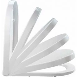 WENKO Abattant WC Avec Frein De Chute Premium Palma Blanc, Abattant WC Clipsable Avec Fixation En Acier Inox, Fix-Clip, Duroplast, 35.7 X 46.5 Cm, Blanc - Blanc 10 WENKO Abattant WC Avec Frein De Chute Premium Palma Blanc, Abattant WC Clipsable Avec Fixation En Acier Inox, Fix-Clip, Duroplast, 35.7 X 46.5 Cm, Blanc - Blanc -WENKO Soldes 6580310 4