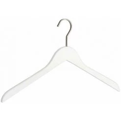 WENKO Cintre Bois Paris, Cintre Manteau Avec Surface Antidérapante, Bois, 44x25 Cmx1,2 Cm, Blanc - Blanc 7 WENKO Cintre Bois Paris, Cintre Manteau Avec Surface Antidérapante, Bois, 44x25 Cmx1,2 Cm, Blanc - Blanc -WENKO Soldes 6580323 3