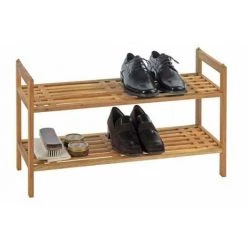 WENKO Etagère Chaussure Bois, Rangement Chaussure Bois, Modulable, Norway, Bois Noyer, 69x40.5x27 Cm, Marron 7 WENKO Etagère Chaussure Bois, Rangement Chaussure Bois, Modulable, Norway, Bois Noyer, 69x40.5x27 Cm, Marron -WENKO Soldes 6580340 2