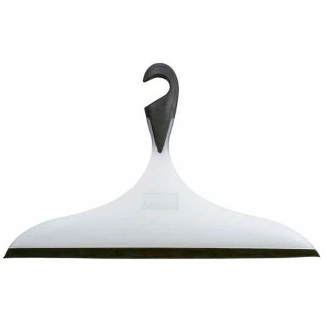 WENKO Raclette De Douche XXL, Raclette Salle De Bain Loano, Avec Crochet De Suspension, Plastique, L34x21 Cm, Noir - Blanc - Noir 4 WENKO Raclette De Douche XXL, Raclette Salle De Bain Loano, Avec Crochet De Suspension, Plastique, L34x21 Cm, Noir - Blanc - Noir – Image 2