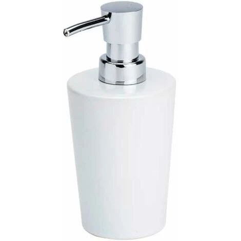 WENKO Distributeur Savon Liquide, Porte Savon Liquide Coni, Céramique, 9,2x16,4x7,8 Cm, Blanc - Blanc 3 WENKO Distributeur Savon Liquide, Porte Savon Liquide Coni, Céramique, 9,2x16,4x7,8 Cm, Blanc - Blanc