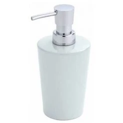WENKO Distributeur Savon Liquide, Porte Savon Liquide Coni, Céramique, 9,2x16,4x7,8 Cm, Blanc - Blanc 9 WENKO Distributeur Savon Liquide, Porte Savon Liquide Coni, Céramique, 9,2x16,4x7,8 Cm, Blanc - Blanc -WENKO Soldes 6580397 3