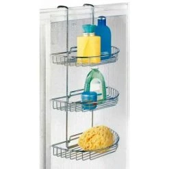 WENKO Panier Douche à Suspendre, 3 étagères, Acier Chromé - Chromé 9 WENKO Panier Douche à Suspendre, 3 étagères, Acier Chromé - Chromé -WENKO Soldes 6580444 3