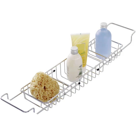WENKO Pont De Baignoire Télescopique, Pont Baignoire Inox, Acier Inox, 58-92x8x13 Cm, Brillant 3 WENKO Pont De Baignoire Télescopique, Pont Baignoire Inox, Acier Inox, 58-92x8x13 Cm, Brillant