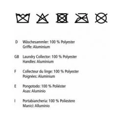 WENKO Panier à Linge Souple Stone Uno "Laundry", Panier à Linge Sale Avec Poignée De Transport, Capacité 44L, Polyester - Aluminium, 34x54x24 Cm, Beige - Beige 7 WENKO Panier à Linge Souple Stone Uno "Laundry", Panier à Linge Sale Avec Poignée De Transport, Capacité 44L, Polyester - Aluminium, 34x54x24 Cm, Beige - Beige -WENKO Soldes 6580512 3