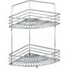 WENKO Etagère Murale D'angle De Douche, Milano, 2 Paniers D'angle De Douche, Fixation Murale, Chrome, 31,5x37x22,5 Cm, Brillant - Chromé 2 WENKO Etagère Murale D'angle De Douche, Milano, 2 Paniers D'angle De Douche, Fixation Murale, Chrome, 31,5x37x22,5 Cm, Brillant - Chromé -WENKO Soldes 6580515 1
