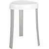 WENKO Tabouret Salle De Bain Blanc, Tabouret Douche, Corrente, Aluminium - Plastique, 37x45x37 Cm, Blanc - Brillant - Blanc 1 WENKO Tabouret Salle De Bain Blanc, Tabouret Douche, Corrente, Aluminium - Plastique, 37x45x37 Cm, Blanc - Brillant - Blanc -WENKO Soldes 6580519 1