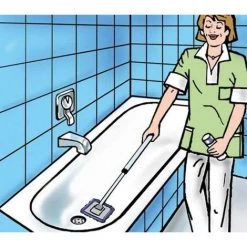 WENKO Essuie-carrelage Pro - Argent 7 WENKO Essuie-carrelage Pro - Argent -WENKO Soldes 6580524 3