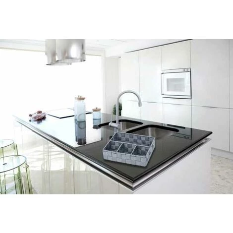 WENKO Organiseur Salle De Bain Adria Petit, Rangement Salle De Bain 4 Compartiments, Polypropylène, 26x17x6.5 Cm, Gris - Gris 4 WENKO Organiseur Salle De Bain Adria Petit, Rangement Salle De Bain 4 Compartiments, Polypropylène, 26x17x6.5 Cm, Gris - Gris – Image 2