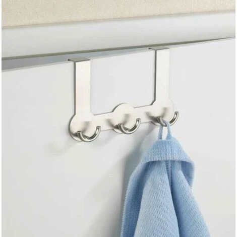 WENKO Patère à Crochets Pour Porte Rondo - Mat 5 WENKO Patère à Crochets Pour Porte Rondo - Mat – Image 3