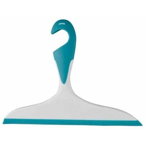 WENKO Raclette De Douche, Raclette Salle De Bain, Avec Crochet De Suspension, Loano, Plastique, L23x17 Cm, Bleu - Bleu - Bleu Clair 3 WENKO Raclette De Douche, Raclette Salle De Bain, Avec Crochet De Suspension, Loano, Plastique, L23x17 Cm, Bleu - Bleu - Bleu Clair