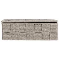 WENKO Petit Panier Rangement Salle De Bain Avec Couvercle Adria, Petite Boite Avec Couvercle, Polyporpylène, 18x10x6.5 Cm, Taupe - Gris - Taupe 9 WENKO Petit Panier Rangement Salle De Bain Avec Couvercle Adria, Petite Boite Avec Couvercle, Polyporpylène, 18x10x6.5 Cm, Taupe - Gris - Taupe -WENKO Soldes 6580585 3