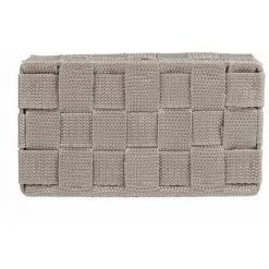 WENKO Petit Panier Rangement Salle De Bain Avec Couvercle Adria, Petite Boite Avec Couvercle, Polyporpylène, 18x10x6.5 Cm, Taupe - Gris - Taupe 11 WENKO Petit Panier Rangement Salle De Bain Avec Couvercle Adria, Petite Boite Avec Couvercle, Polyporpylène, 18x10x6.5 Cm, Taupe - Gris - Taupe -WENKO Soldes 6580585 5