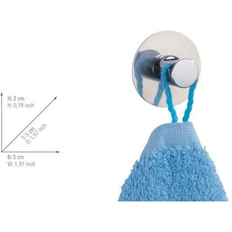 WENKO Crochet Mural Savona - Chromé 6 WENKO Crochet Mural Savona - Chromé – Image 4