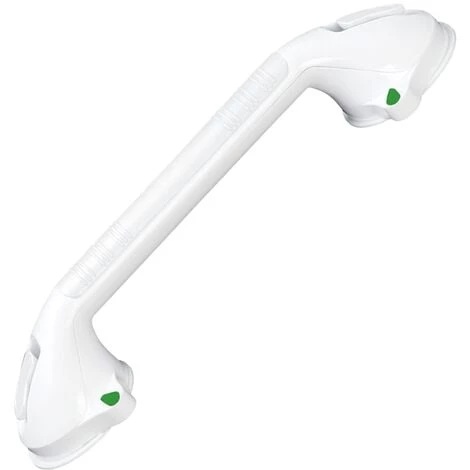 WENKO Poignée Baignoire De Sécurité Secura, Barre D'appui Salle De Bain, Fixation Sans Perçage Ventouse, Plastique, 42x11,5x8,5 Cm, Blanc - Blanc 3 WENKO Poignée Baignoire De Sécurité Secura, Barre D'appui Salle De Bain, Fixation Sans Perçage Ventouse, Plastique, 42x11,5x8,5 Cm, Blanc - Blanc