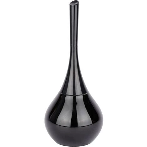 WENKO Brosse WC Flakon, Porte Brosse WC Céramique Et Brosse WC Noire, Céramique - Plastique, ø17,0x41,5 Cm, Noir - Noir 3 WENKO Brosse WC Flakon, Porte Brosse WC Céramique Et Brosse WC Noire, Céramique - Plastique, ø17,0x41,5 Cm, Noir - Noir