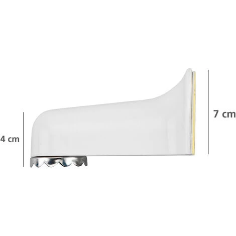WENKO Porte Savon Aimanté Mural, Porte Savon Magnétique, Fixation Sans Perçage Adhésive, Pour Savon Solide, écologique & économique, Plastique De Haute Qualité, 4,5x4x7 Cm, Blanc - Blanc 5 WENKO Porte Savon Aimanté Mural, Porte Savon Magnétique, Fixation Sans Perçage Adhésive, Pour Savon Solide, écologique & économique, Plastique De Haute Qualité, 4,5x4x7 Cm, Blanc - Blanc – Image 3