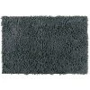 WENKO Tapis De Bain Chenille Gris Souris, Tapis Salle De Bain Antidérapant, Polyester, 50x80 Cm, Gris