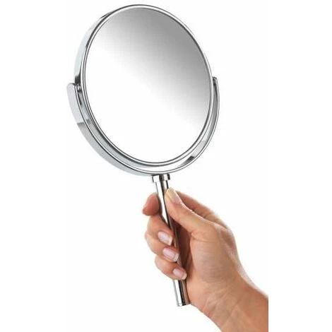 WENKO Miroir Grossissant Mural, Miroir Grossissant X3, Power-Loc® Fixation Sans Perçage, Elegance, Acier Ø 15 Cm, Brillant - Chromé 3 WENKO Miroir Grossissant Mural, Miroir Grossissant X3, Power-Loc® Fixation Sans Perçage, Elegance, Acier Ø 15 Cm, Brillant - Chromé