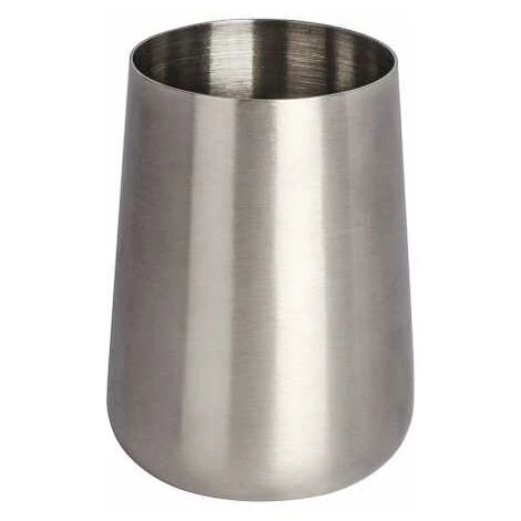 WENKO Gobelet Salle De Bain, Porte Brosse à Dent, Solid, Acier Inox, Ø 8x10 Cm, Mat - Satiné 3 WENKO Gobelet Salle De Bain, Porte Brosse à Dent, Solid, Acier Inox, Ø 8x10 Cm, Mat - Satiné
