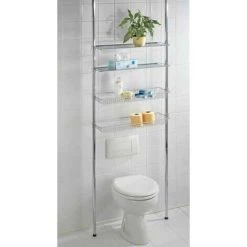 WENKO Etagère Salle De Bain, étagère Télescopique, Bolsena, Acier, 71x65-285x20 Cm, Brillant 8 WENKO Etagère Salle De Bain, étagère Télescopique, Bolsena, Acier, 71x65-285x20 Cm, Brillant -WENKO Soldes 6580653 2