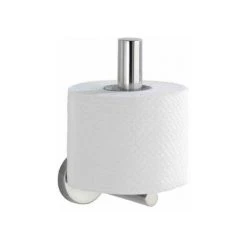 WENKO Stockeur Papier Toilette, Rangement Papier Toilette, Bosio Shine, Acier Inox, 8x18x12,5 Cm, Brillant - Brillant -WENKO Soldes 6580678 2