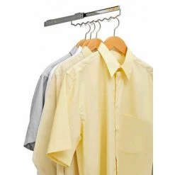 WENKO Porte Cintre Coulissant, Tringle Coulissante Pour Dressing, Amenagement Dressing, Métal, 3,1x6x35,5-58,5 Cm, Chromé - Argent Brillant 11 WENKO Porte Cintre Coulissant, Tringle Coulissante Pour Dressing, Amenagement Dressing, Métal, 3,1x6x35,5-58,5 Cm, Chromé - Argent Brillant -WENKO Soldes 6580736 5