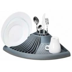WENKO Égouttoir Vaisselle Plastique, Egouttoir D'angle Gain De Place, Plastique, 50x9x35 Cm, Gris 8 WENKO Égouttoir Vaisselle Plastique, Egouttoir D'angle Gain De Place, Plastique, 50x9x35 Cm, Gris -WENKO Soldes 6580738 3