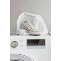 WENKO Filet Chaussure Machine à Laver, Filet à Linge Pour Nettoyer Les Chausssures En Machine à Laver, Polyester, 40x23x23 Cm, Blanc - Blanc -WENKO Soldes 6580743 4