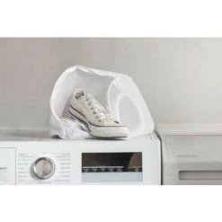 WENKO Filet Chaussure Machine à Laver, Filet à Linge Pour Nettoyer Les Chausssures En Machine à Laver, Polyester, 40x23x23 Cm, Blanc - Blanc -WENKO Soldes 6580743 5