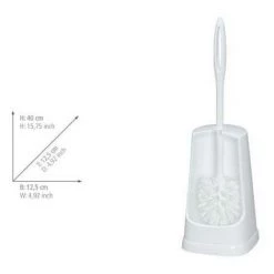 WENKO Brosse WC Simple, Excellent Rapport Qualité/prix, Plastique, 12x40,5x12 Cm, Blanc - Blanc 8 WENKO Brosse WC Simple, Excellent Rapport Qualité/prix, Plastique, 12x40,5x12 Cm, Blanc - Blanc -WENKO Soldes 6580747 3