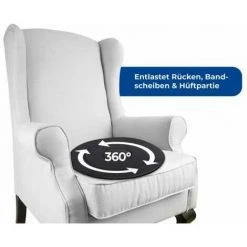 WENKO Coussin Rotatif Voiture, 360 Degrés, Noir, Ø39 Cm - Noir 10 WENKO Coussin Rotatif Voiture, 360 Degrés, Noir, Ø39 Cm - Noir -WENKO Soldes 6580751 4