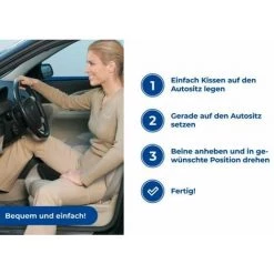 WENKO Coussin Rotatif Voiture, 360 Degrés, Noir, Ø39 Cm - Noir 11 WENKO Coussin Rotatif Voiture, 360 Degrés, Noir, Ø39 Cm - Noir -WENKO Soldes 6580751 5