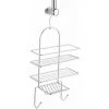 WENKO Serviteur De Douche à Suspendre, Porte Savon Douche à Suspendre, Elegance, Acier, 25x54x10 Cm, Brillant - Chromé -WENKO Soldes 6580756 1