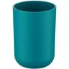 WENKO Gobelet Salle De Bain, Porte Brosse à Dent, Brasil, Plastique PET Incassable, ø7,3 X10,3 Cm, Turquoise - Pétrole -WENKO Soldes 6580757 1