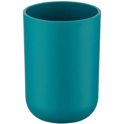 WENKO Gobelet Salle De Bain, Porte Brosse à Dent, Brasil, Plastique PET Incassable, ø7,3 X10,3 Cm, Turquoise - Pétrole 3 WENKO Gobelet Salle De Bain, Porte Brosse à Dent, Brasil, Plastique PET Incassable, ø7,3 X10,3 Cm, Turquoise - Pétrole