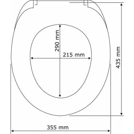 WENKO Abattant WC Avec Frein De Chute Santana, Abattant WC Fixation Inox, Duroplast Antibactérien, 37x44 Cm, Blanc - Blanc 7 WENKO Abattant WC Avec Frein De Chute Santana, Abattant WC Fixation Inox, Duroplast Antibactérien, 37x44 Cm, Blanc - Blanc – Image 5