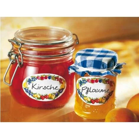 WENKO Etiquettes Autocollantes Pour Bocaux, étiquette Confiture, épices... 100 étiquettes 5 WENKO Etiquettes Autocollantes Pour Bocaux, étiquette Confiture, épices... 100 étiquettes – Image 3