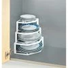WENKO Porte-assiettes D'angle, Organisation Placard Cuisine - Blanc -WENKO Soldes 6595368 1