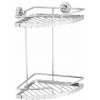WENKO Etagère D'angle Douche Murale 2 Niveaux, Power-Loc® Panier De Douche Fixation Sans Perçage, Sion, Acier, 28x31,5x19 Cm, Brillant - Chromé 2 WENKO Etagère D'angle Douche Murale 2 Niveaux, Power-Loc® Panier De Douche Fixation Sans Perçage, Sion, Acier, 28x31,5x19 Cm, Brillant - Chromé -WENKO Soldes 6600192 1