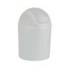 WENKO Poubelle Salle De Bain, Mini Poubelle Avec Couvercle Basculant, Arktis, Capacité 1.5L, Plastique, Ø 13,5x20 Cm, Blanc Givré - Blanc 1 WENKO Poubelle Salle De Bain, Mini Poubelle Avec Couvercle Basculant, Arktis, Capacité 1.5L, Plastique, Ø 13,5x20 Cm, Blanc Givré - Blanc -WENKO Soldes 6713060 1