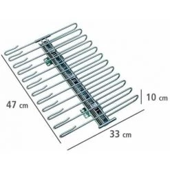 WENKO Porte Pantalon Coulissant, Porte Pantalon Dressing, 12 Pantalons, Métal, 33x10x47cm, Chromé 9 WENKO Porte Pantalon Coulissant, Porte Pantalon Dressing, 12 Pantalons, Métal, 33x10x47cm, Chromé -WENKO Soldes 67649018 3