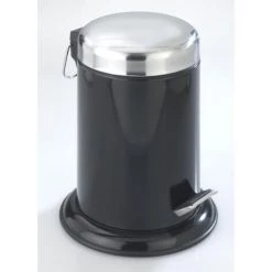 WENKO POUBELLE METAL NOIR
