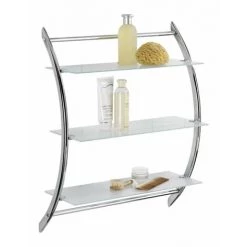 WENKO ETAGERE MURALE VERMONT CHROMEE