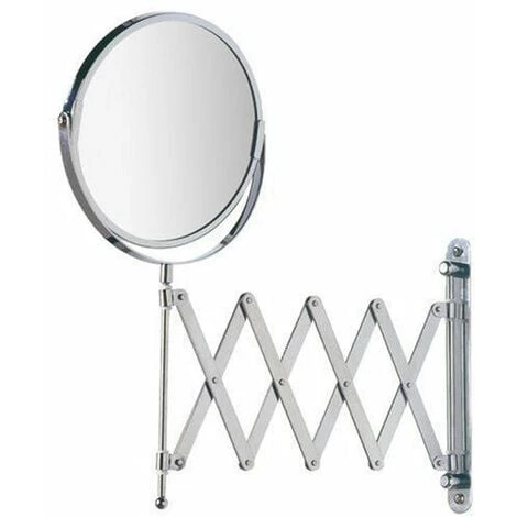 Wenko - 15165100 - Miroir Mural à Bras Télescopique - Grossissement X3 - Diamètre: 17 Cm 3 Wenko - 15165100 - Miroir Mural à Bras Télescopique - Grossissement X3 - Diamètre: 17 Cm