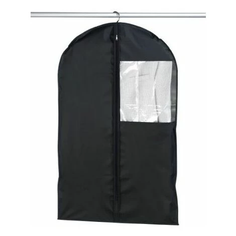 WENKO 43821030100 Housse Vêtements Repliable Film Plastique Noir 60 X 100 Cm 4 WENKO 43821030100 Housse Vêtements Repliable Film Plastique Noir 60 X 100 Cm – Image 2