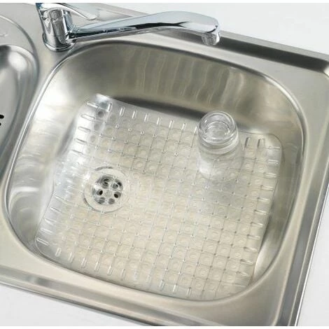 Wenko 2002570100 Fond D'Évier Opal Transparent 31 X 27 Cm 4 Wenko 2002570100 Fond D'Évier Opal Transparent 31 X 27 Cm – Image 2