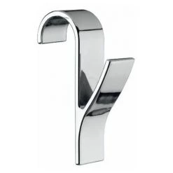 Wenko 4468162100 Crochet Radiateur Lot De 2 Pièces Chromé 9,5 X 7 X 23,5 Cm